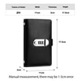 thumbnail image 4 of 100 Envelope Challenge Binder, Money Saving Wallet with Password Lock, Envelopes Money Saving Challenge Binder Book Budget Planner, Save and Protect Cash Security, 4 of 7