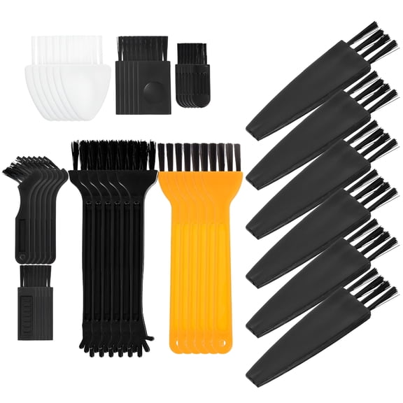 ACDANC 48Pcs Hair Clipper Brushes Gap Cleaning Brushes Small Razor Brushes Razor Accessory