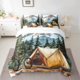 thumbnail image 3 of Feelyou Rustic Camping Twin Bedding Sets 7-Piece for Teens, Speed Sports Cycling Bedding Comforter Set, Countryside Tree Mountain Reversible Sheet Sets, Luxury Bedroom Decor, 3 of 9