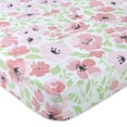 thumbnail image 5 of Baby Essentials 2 Pack of 52”L x 28”W Standard Microfiber Patterned Fitted Elastic Baby Crib Sheets for Newborns, Infants and Toddlers Nursery, Crib, Bed and Mattress in Flowers & Roses, 5 of 6