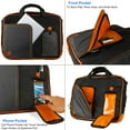 thumbnail image 4 of Laptop Shoulder Bag 13 13.3 Inch Messenger Bag Business Travel Briefcase Sleeve Carrying Case for MacBook Air Pro Surface Book Notebook Chromebook Men and Women, 4 of 6