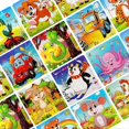 thumbnail image 2 of 12-Pack Wooden Jigsaw Puzzles for Kids Age 3-6 Year Old Animals Preschool Puzzles for Toddler Children Learning Educational Puzzle Toys for Boys and G, 2 of 4