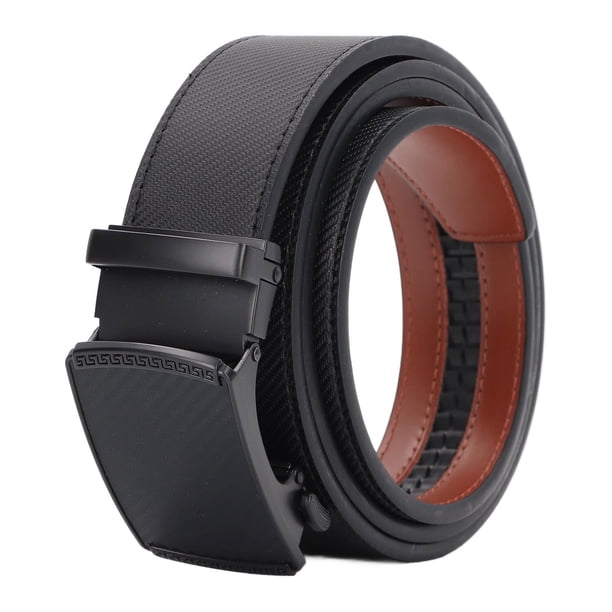 Cinturón Para Hombre, Cinturón De Cuero Ligero Para Hombre, Hebilla Automática Conveniente Resistente Al Desgaste Para Reuniones De Negocios