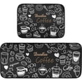 thumbnail image 7 of SKYSONIC Doodle Coffee Kitchen Rugs Set of 2, Black Cup Dessert Floor Runner Area Rug Washable Carpet Mat Perfect for Living Room Bedroom Entryway, 7 of 7