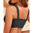 thumbnail image 3 of Women Bikini Top Only - Supportive Swimsuit Top Large Bust Bathing Suit Top 2025 Cut Out Twist Swim Top, 3 of 5