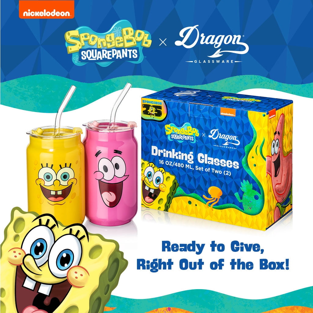 Dragon Glassware SpongeBob SquarePants Drinking Glasses - Thumbnail 4