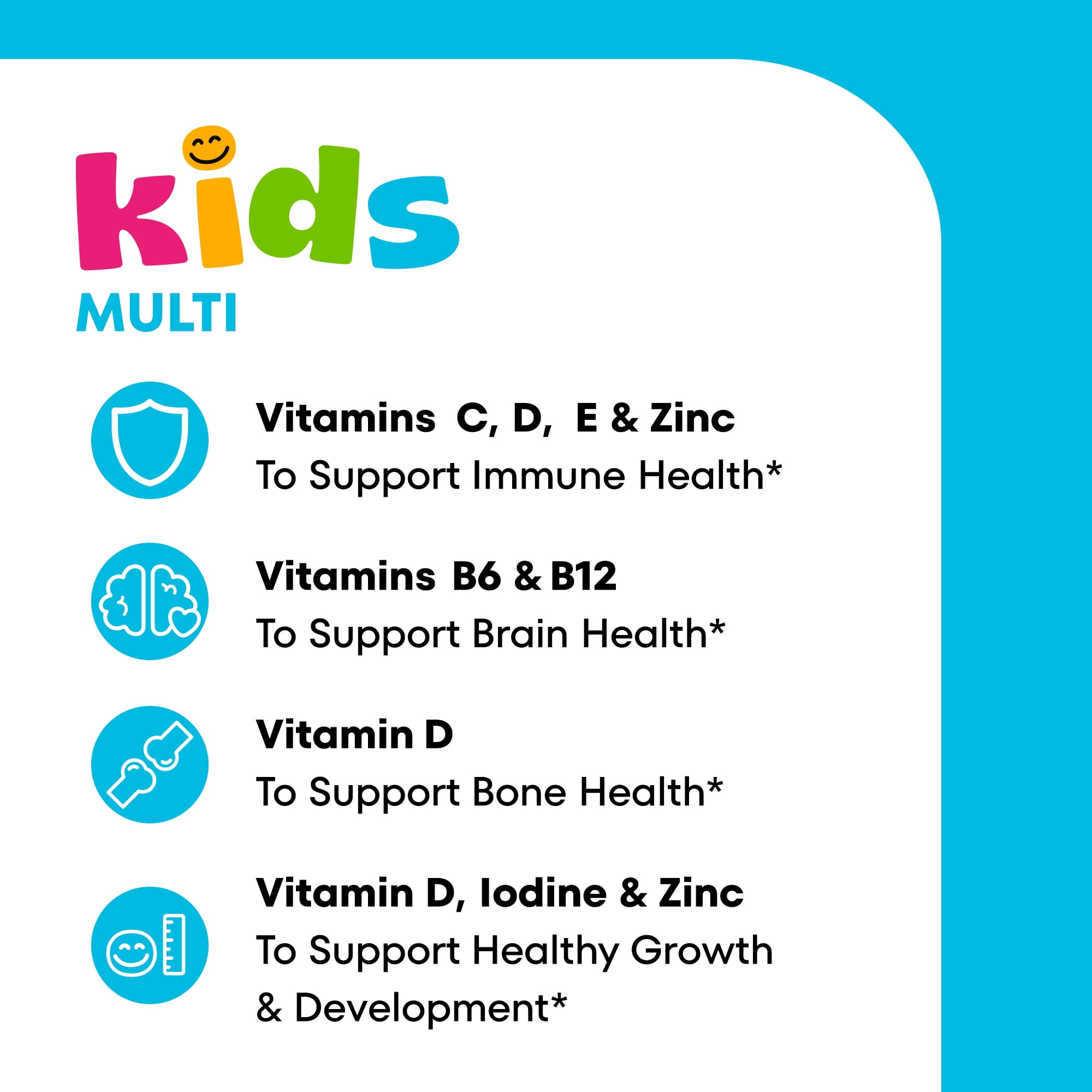 (3 pack) One A Day Kids Multivitamins Gummies with Vitamin C, D, E & Zinc for Immune Support, Assorted Fruit Flavors, 60 Count