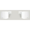 thumbnail image 5 of 10) Rockville Cube 3.5" 30w RMS White Home Theater Wall Speakers+Swivel Brackets, 5 of 11
