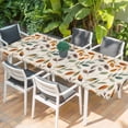 thumbnail image 2 of Thanksgiving Eucalyptus Table Cloths for 8 Foot Rectangle Tables, Fall Leaves Autumn Retro Plants Patio Waterproof Elastic Fitted Tablecloths, Washable Rectangular Table Cover for Camping, 2 of 8
