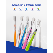 Supersmile Crystal Collection Toothbrush, 45 Degree Angled, Soft, Green Peridot