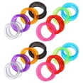 thumbnail image 4 of KAKOWELY scissors finger ring 16pcs Silicone Scissors Finger Ring Barber Hair Shears Finger Inserts Finger Protector0.98"X0.98"X0.39", 4 of 4