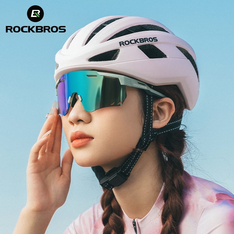 ROCKBROS Cycling Sunglasses Photochromic Polarized Lens Windproof UV400 Sunglass