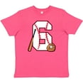 thumbnail image 3 of Inktastic Baseball Sixth Birthday Six Years Old Youth T-Shirt, 3 of 5