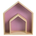thumbnail image 5 of deevoka 2 Pieces Wall Storage Shelves House Shaped Home Decoration for Playroom Home, 5 of 9