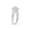 thumbnail image 4 of 10kt Two-tone Gold Round Diamond Bridal Wedding Ring Band Set 1/2 Cttw, 4 of 4