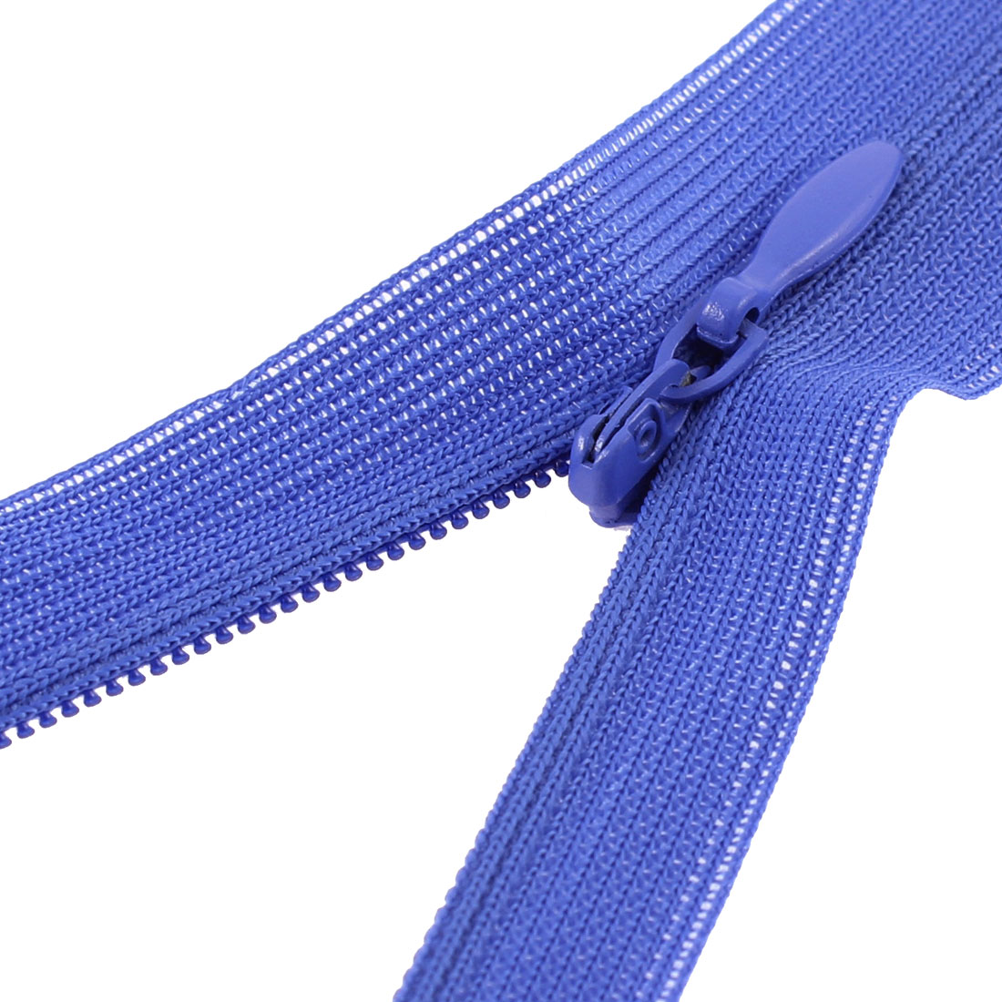 Blue Nylon Coil Close End Zippers Tailor Sewing Tools 24inch 10 Pcs