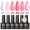 Cherry Blossom Jelly Set, variant on 6Pcs Gel Nail Polish Set 8ML-Pastel Macaron Creamy Pastel Tones,Long Lasting Nail Gel Kit for Salon & Home Use