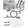 thumbnail image 4 of Frenos De Disco De Bicicleta Universal Refit Parts F160 / R140 Para La Bicicleta Gorda Bike Bike Purple 2 Discbrake SM SunniMix Freno de disco hidráulico de bicicleta, 4 of 8