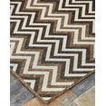 thumbnail image 2 of 6'7" x 9'7" Geometric Zigzag, Brown Indoor & Outdoor Rug - 1112, 2 of 2