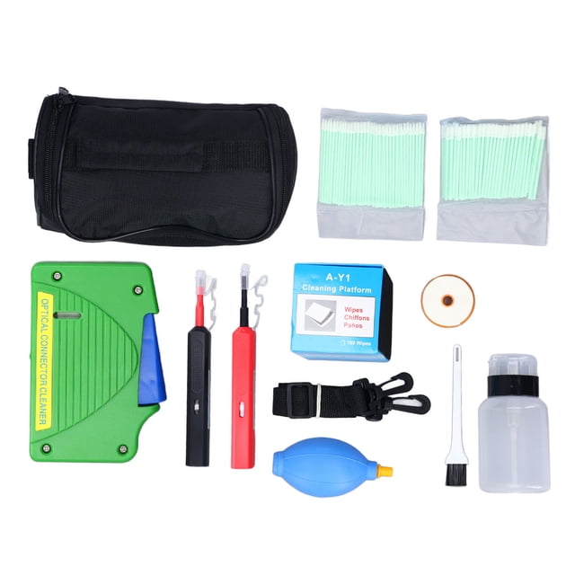 Fiber End Cleaning Pen, 11 pianas de 1.25 mm y 2.5 mm de reemplazo de Bolígrafos correo óptico Herramientas de Limpieza de fibra cepillo para soplador de aire para sc fc st lc mu
