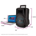 thumbnail image 4 of Sistema de PA QFX PBX-800TWS Estéreo Bluetooth 8" con 2 Micrófonos, 4 of 9