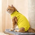 thumbnail image 4 of Cat Recovery Suit for Male and Female, Ongmies Surgical Post Surgery Soft Cone Onesie Shirt Clothes Neuter Licking Protective Diapers Outfit Cover Kitten Spay Collar, 4 of 5