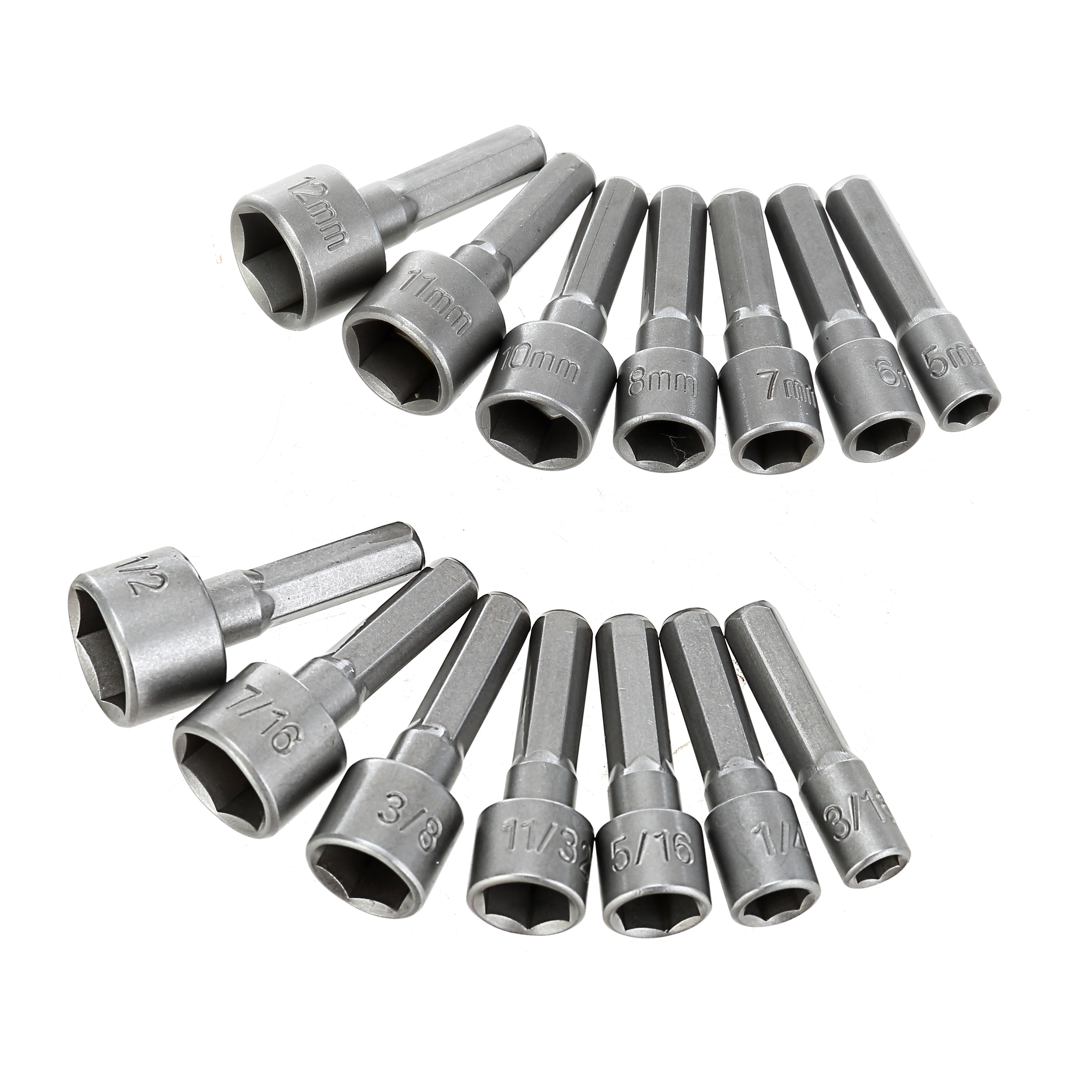 Set de 15 Piezas de Atornilladores para Tuercas de Acero Aleado Hyper Tough, 8TS0085N 5