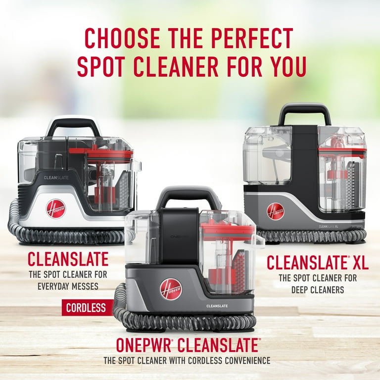 Hoover CleanSlate Portable Carpet & Upholstery Pet Spot Cleaner, FH14010 -  Walmart.com
