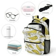 thumbnail image 4 of Colorful Yellow Banana Backpack Fashion Durable Business Daypack for Men Women Laptop Canvas Bags, 4 of 6