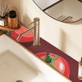 thumbnail image 6 of Cartoon Tomato Kitchen Sink Splash Guard, Silicone Sink Faucet Mat Dry Out the Kitchen Bathroom, 6 of 7