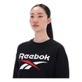 thumbnail image 4 of Sudadera Reebok Mujer Sweater Negro Deportivo negro L, 4 of 5