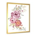 thumbnail image 2 of Designart 'Bouquet of Purple and Pink Flowers III' Farmhouse Framed Art Print, 2 of 4