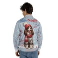 thumbnail image 5 of Hello Winter English Springer Spaniel Smiling in Red Scarf Hat Welcome Christmas All Over Print 3D Baseball Jacket Springers Dog Lover Gifts Bomber Jacket Softball - 00017, 5 of 6