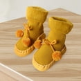 thumbnail image 4 of Otqutp Children Low Heel Sneakers Toddler Baby Floor Socks Thickened and Warm Toddler Shoes Non Slip for 0 To 24Months, 4 of 4