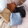 thumbnail image 5 of Lady's bag leather handbag designer one shoulder bucket slung purse, 5 of 5
