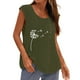 thumbnail image 1 of Mujer Verano Casual Sin mangas Botón Chaleco Cuello redondo Blusa suelta Active Top Mujer Fridja  gh2410, 1 of 4
