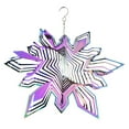 thumbnail image 3 of Nilvkv Christmas Snowflake Shape Three-dimensional Rotating Wind Chime Suitable for Holiday Decorations and Gifts, Event & Party Supplies, 3 of 5