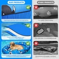Generic Inflatable Dog Pool Float, Heavy Duty Puncture Resistant Water ...