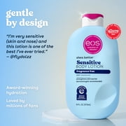 eos Sensitive Skin Body Lotion, 48 Hour Moisturizing Daily Body Moisturizer for Dry Skin with Shea Butter, 16 oz