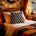 thumbnail image 5 of PYURTEP Halloween Decor Pillow Covers 18x18 inch, Hey Boo Spooky Ghost Pattern Pillow Covers Soft Premium Pillowcases for Sofa Couch Bed, 5 of 7