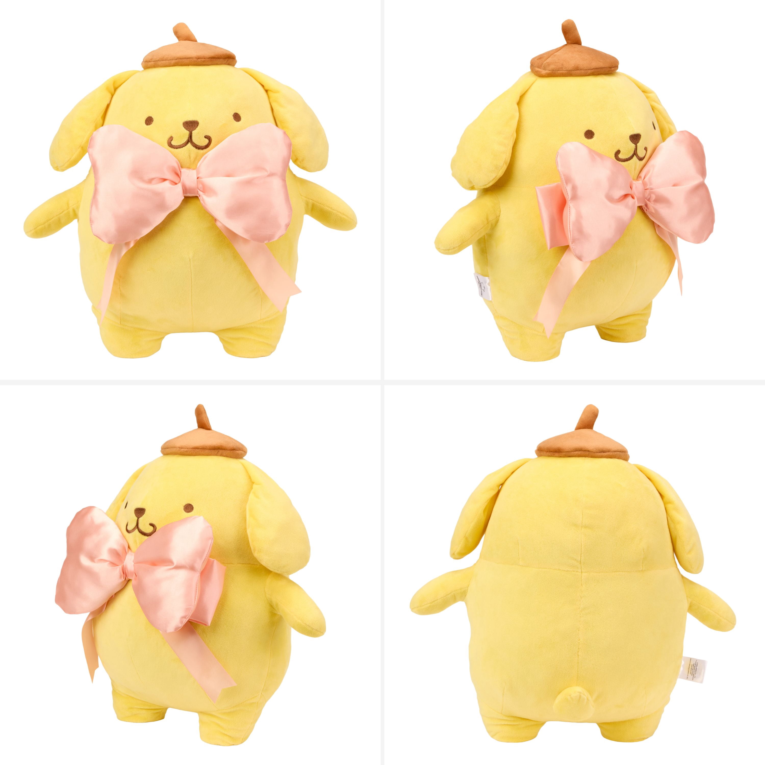 Pompompurin Kids Bedding Plush Cuddle and Decorative Pillow Buddy, Sanrio