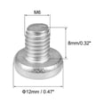 thumbnail image 3 of Tornillos de máquina M6x8mm Unique Bargains, tornillos de cabeza Phillips en forma de pan, 20 piezas, 3 of 3