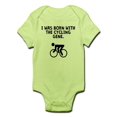 thumbnail image 1 of CafePress - Born With The Cycling Gene Body Suit - Baby Light Bodysuit, 1 of 1