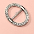 thumbnail image 5 of Fasijew Clothes Corner Knotted Buckle Clothes Corner Knotted Ring Clothing Corner Tie Clip Ring Clothes Corner Knotted Buckle Elegant Faux Pearl Round Love Heart T-shirt Scarf Fashion Jewelry, 5 of 6