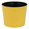 thumbnail image 2 of Cheungs PP-102Y 7 in. Round Tapered Recycled Plastic Planter, Yellow, 2 of 3