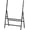 Black, variant on A-Frame Foldable Mobile Whiteboard Stand with Wheels Black | Height & Width Adjustable Rolling Easel for Glass, Chalk, Bulletin, Display & Drawing Boards