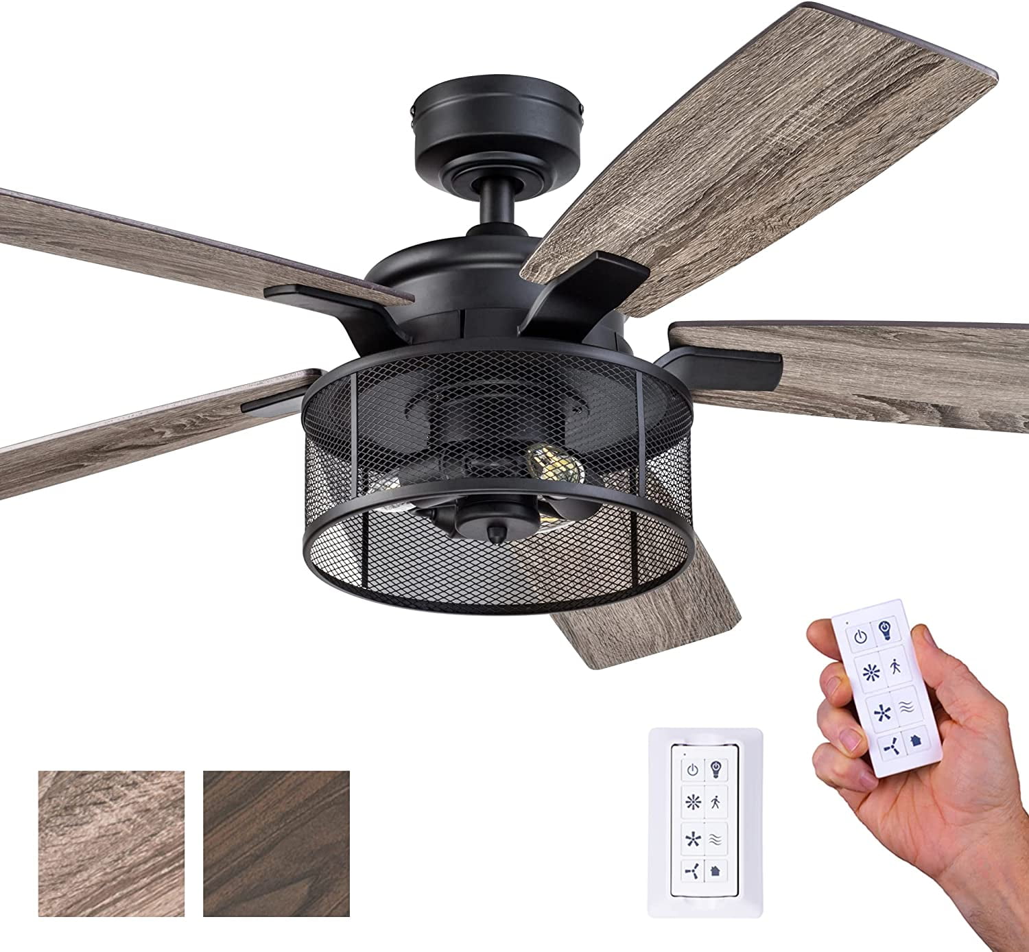 Honeywell Ceiling Fans 5061401 Carnegie LED Ceiling Fan 52", Indoor