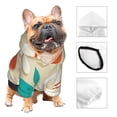 thumbnail image 3 of Fotbe Vintage Bowling Sudadera con Estampado para Perros Pequeños – Suéter con Capucha para Mascotas, Tela Suave de Forro Polar con Bolsillo-Small, 3 of 7