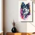 thumbnail image 4 of Icelandic Sheepdog Dog Wall Art Animal Oil Painting On Canvas Poster Dog Watercolor Colorful Cute Dogs Aesthetic Room Decor Canvas Poster Unframe 8x12 inch, 4 of 6