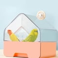 thumbnail image 4 of YSNOOWE 2Pack Small Bird Bathing Accessories Transparent Bowl Hanging Design for Birds, 4 of 8